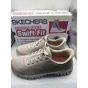 Skechers Women's Tan Hands Free Swift Fit Tan Slip On Shoes Size 8.5